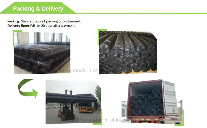 High Strength UV Resistance Loading Plastic Biaxial Polypropylene(PP) Geogrids for Roads or Lands