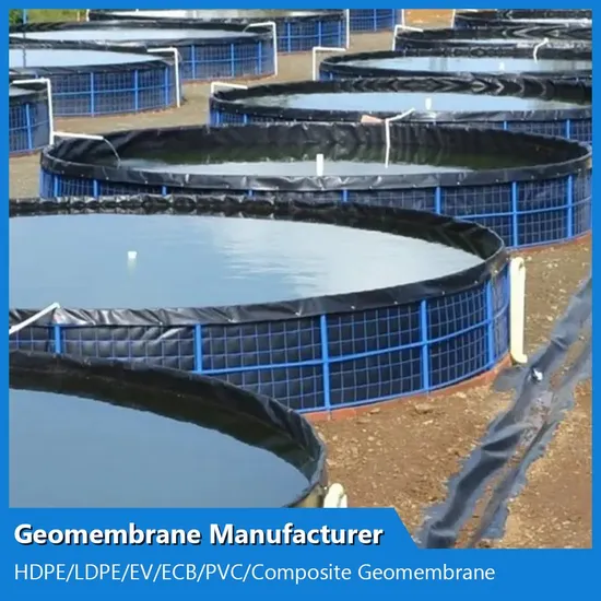 LLDPE LDPE PVC EVA Геомембрана HDPE для облицовки резервуаров для воды